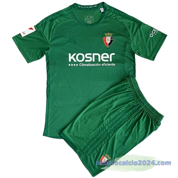 Terza Conjunto De Bambino Osasuna 2023 2024 Verde Poco Prezzo