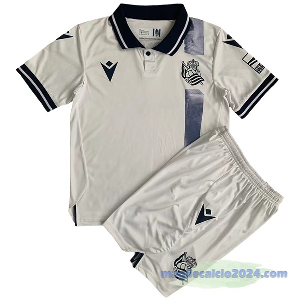 Terza Conjunto De Bambino Real Sociedad 2023 2024 Bianco Poco Prezzo