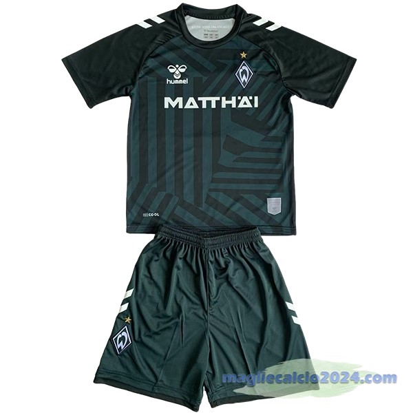 Terza Conjunto De Bambino Werder Bremen 2023 2024 Verde Poco Prezzo