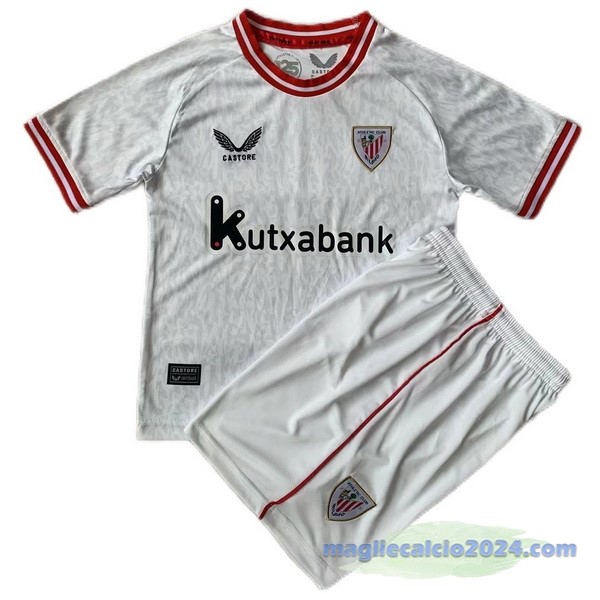 Terza Conjunto De Uomo Athletic Bilbao 2023 2024 Bianco Poco Prezzo