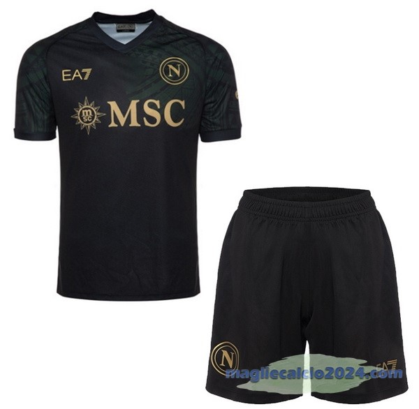 Terza Conjunto De Uomo Napoli 2023 2024 Nero Poco Prezzo