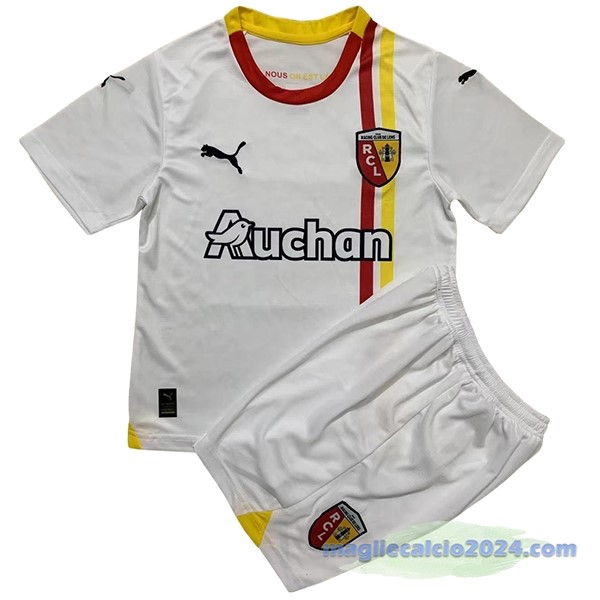 Terza Conjunto De Uomo RC Lens 2023 2024 Bianco Poco Prezzo