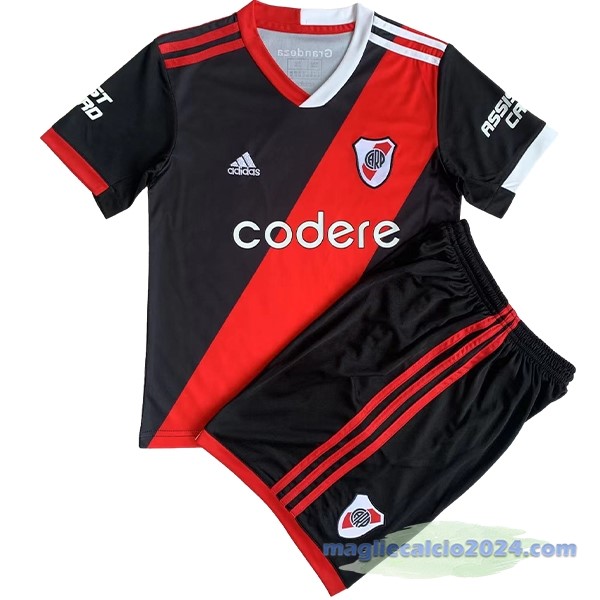 Terza Conjunto De Uomo River Plate 2023 2024 Nero Poco Prezzo