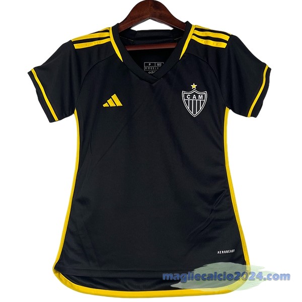 Terza Maglia Donna Atlético Mineiro 2023 2024 Nero Poco Prezzo