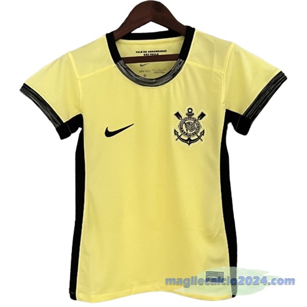 Terza Maglia Donna Corinthians Paulista 2023 2024 Giallo Poco Prezzo