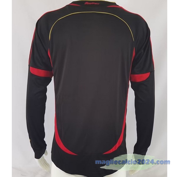 Terza Maglia Manica lunga AC Milan Retro 2006 2007 Nero Poco Prezzo