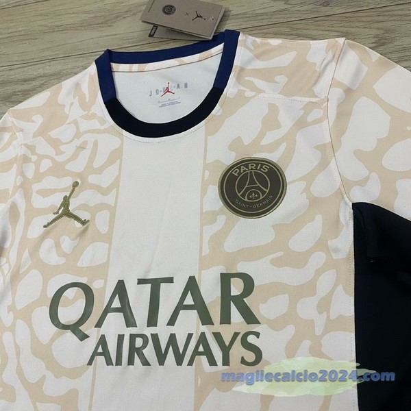 Thailandia Fourth Maglia Paris Saint Germain 2023 2024 Giallo Poco Prezzo
