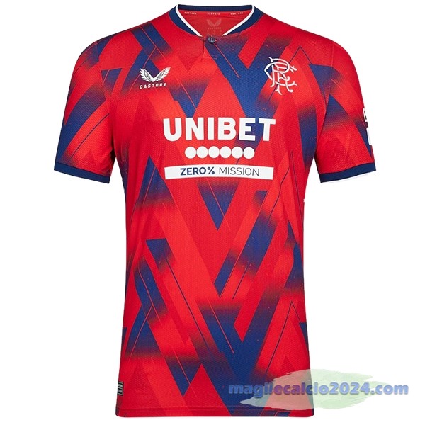 Thailandia Fourth Maglia Rangers 2023 2024 Rosso Poco Prezzo