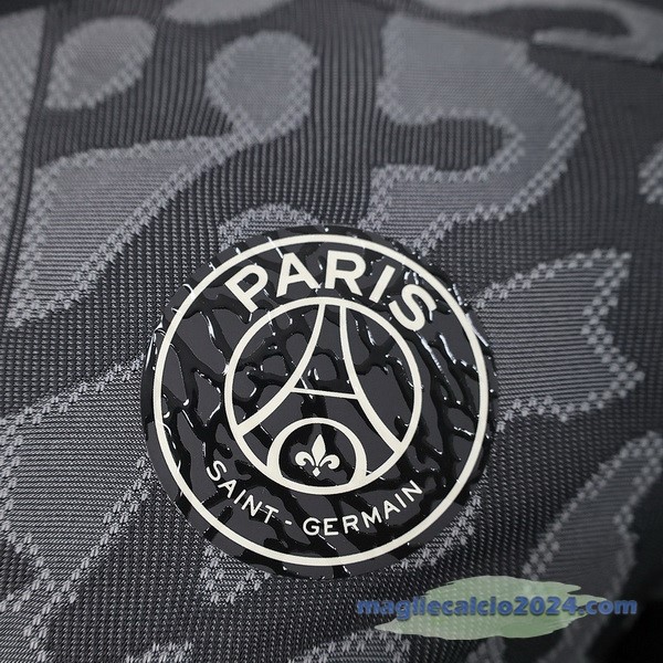 Thailandia Giocatori Terza Maglia Paris Saint Germain 2023 2024 Nero Poco Prezzo