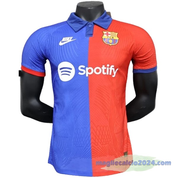 Thailandia Giocatori speciale Maglia Barcelona 2023 2024 Blu Rosso Poco Prezzo