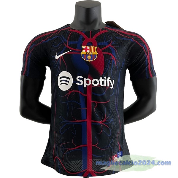 Thailandia Giocatori speciale Maglia Barcelona 2023 2024 Nero Purpureo Poco Prezzo