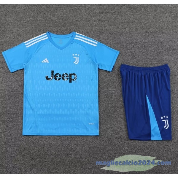 Thailandia Portiere Conjunto De Uomo Juventus 2023 2024 Blu Poco Prezzo