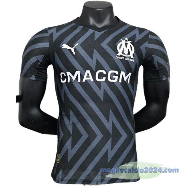 Thailandia Portiere Giocatori Maglia Marsella 2023 2024 Nero Poco Prezzo