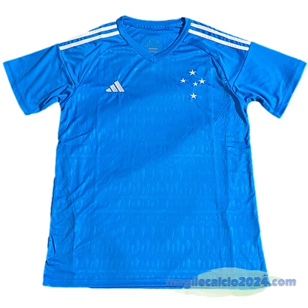 Thailandia Portiere Maglia Cruzeiro EC 2023 2024 Blu Poco Prezzo