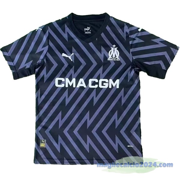 Thailandia Portiere Maglia Marsella 2023 2024 Nero Poco Prezzo