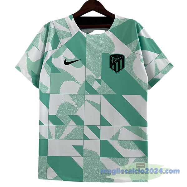 Thailandia Pre partita Maglia Atlético Madrid 2023 2024 Verde Poco Prezzo