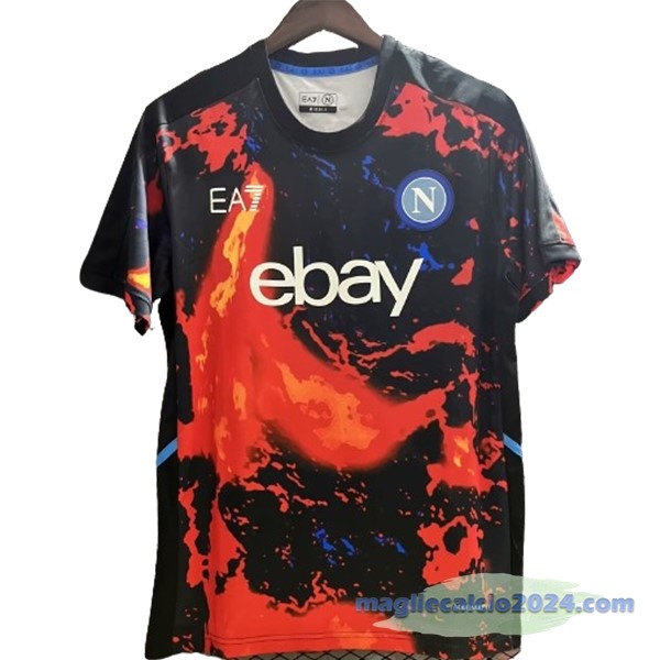 Thailandia Pre partita Maglia Napoli 2023 2024 Arancione Poco Prezzo