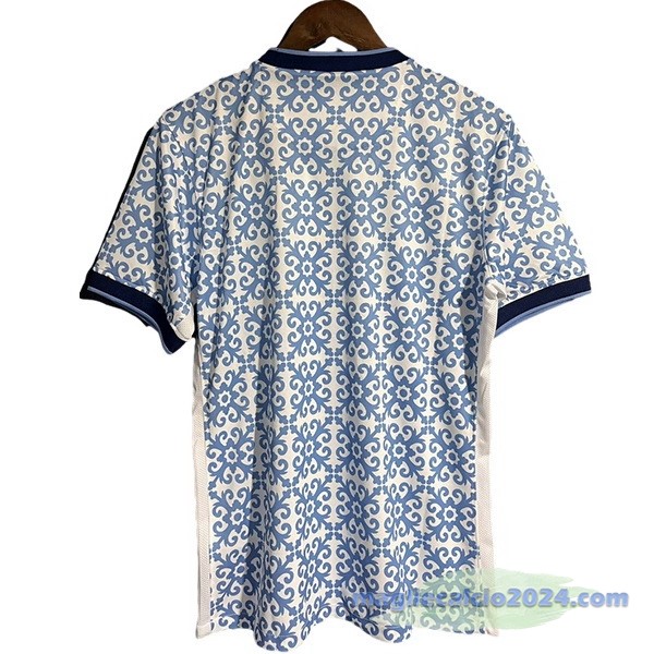 Thailandia Pre partita Maglia Portogallo 2024 Blu Poco Prezzo