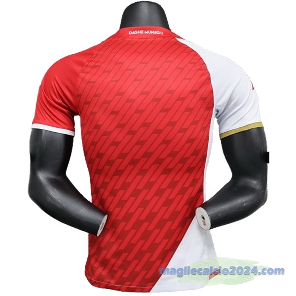 Thailandia Prima Giocatori Maglia AS Monaco 2023 2024 Rosso Bianco Poco Prezzo