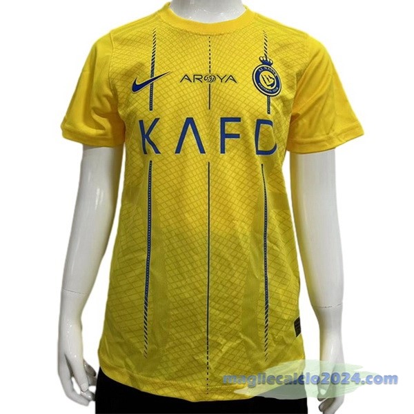 Thailandia Prima Giocatori Maglia Bambino AC Milan 2023 2024 Giallo Poco Prezzo