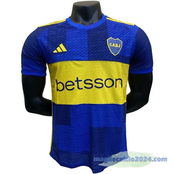 Thailandia Prima Giocatori Maglia Boca Juniors 2023 2024 Blu Giallo Poco Prezzo