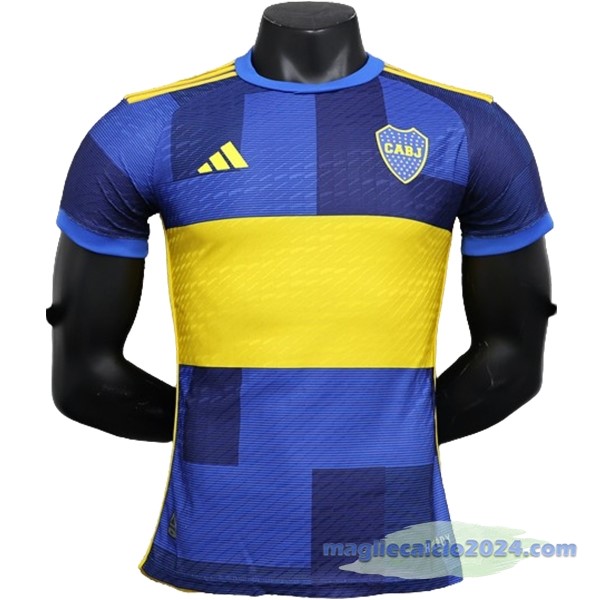 Thailandia Prima Giocatori Maglia Boca Juniors 2023 2024 Blu I Giallo Poco Prezzo