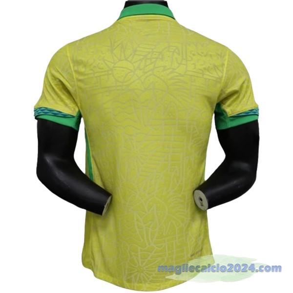 Thailandia Prima Giocatori Maglia Brasile 2023 Giallo Verde Poco Prezzo