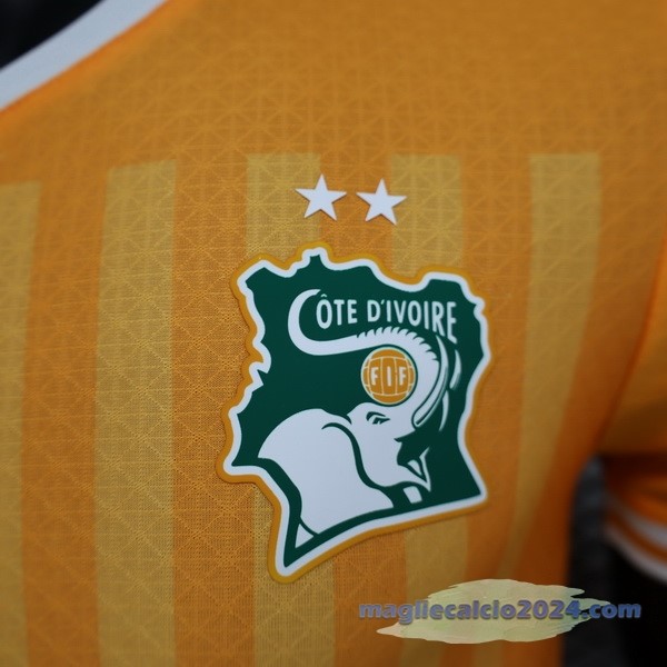 Thailandia Prima Giocatori Maglia Costa d'Avorio 2022 Arancione Poco Prezzo