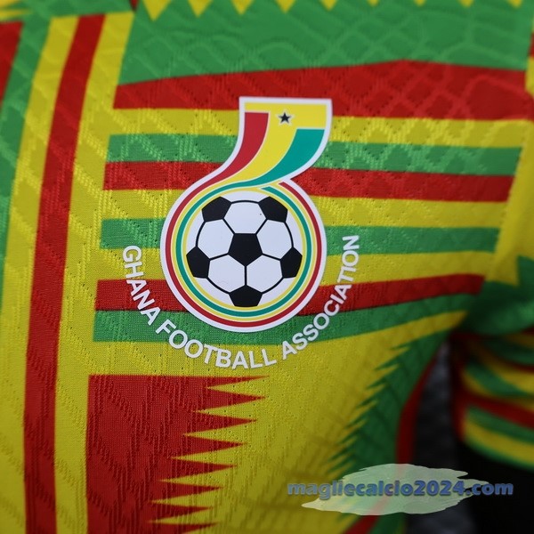 Thailandia Prima Giocatori Maglia Ghana 2023 Giallo Poco Prezzo