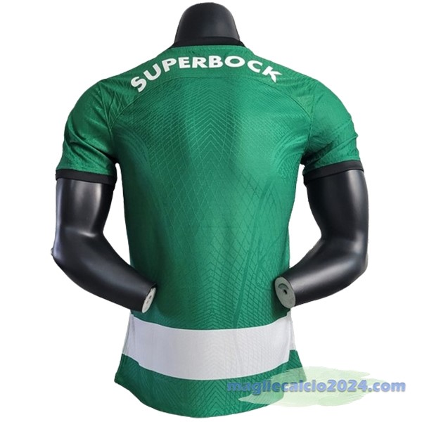 Thailandia Prima Giocatori Maglia Lisboa 2023 2024 Verde Poco Prezzo