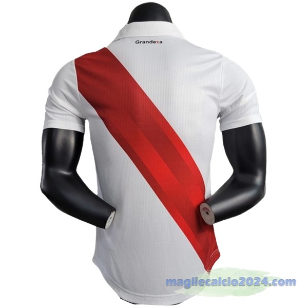 Thailandia Prima Giocatori Maglia River Plate 2023 2024 Bianco Poco Prezzo