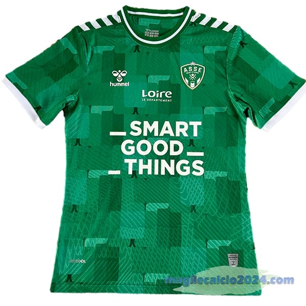 Thailandia Prima Giocatori Maglia Saint Étienne 2023 2024 Verde Poco Prezzo