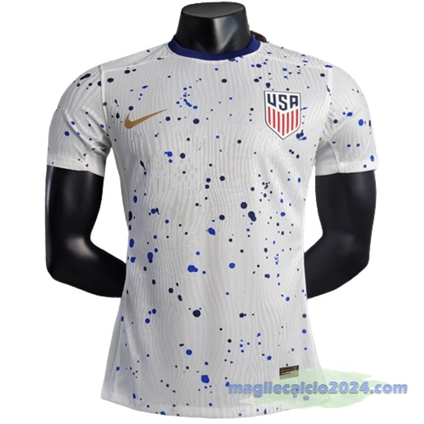 Thailandia Prima Giocatori Maglia Stati Uniti 2023 Bianco Poco Prezzo