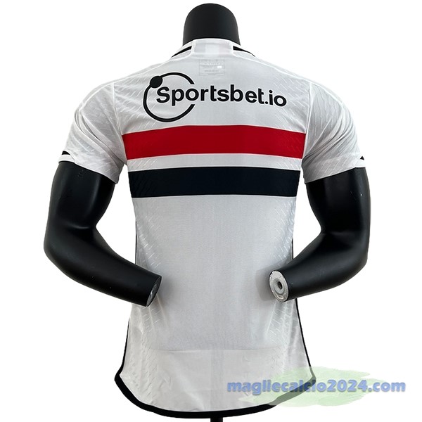Thailandia Prima Giocatori Maglia São Paulo 2023 2024 Bianco Poco Prezzo