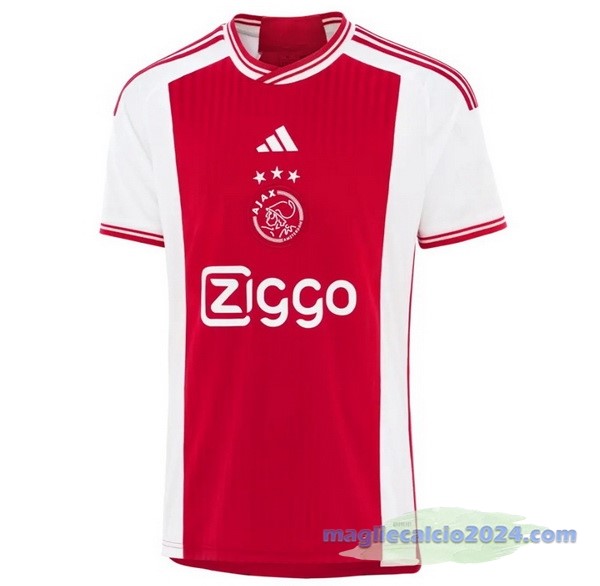 Thailandia Prima Maglia Ajax 2023 2024 Rosso Bianco Poco Prezzo