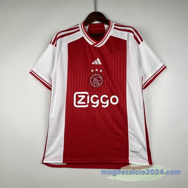 Thailandia Prima Maglia Ajax 2023 2024 Rosso Bianco Poco Prezzo