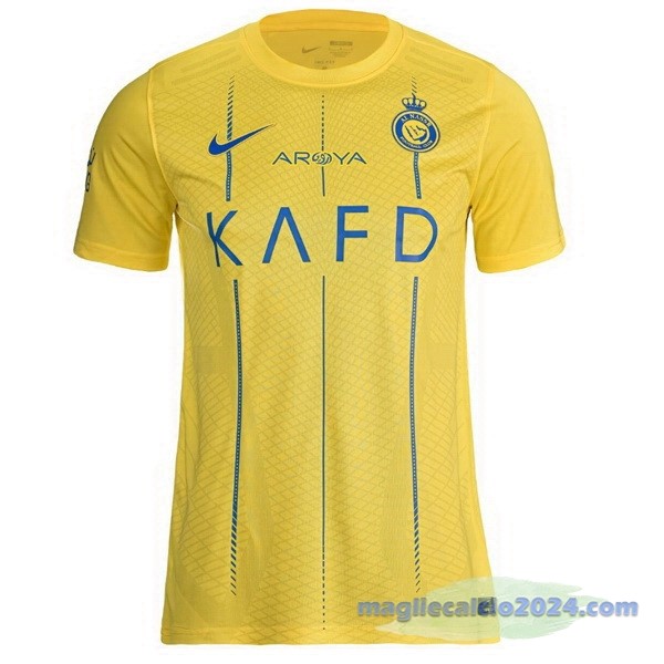 Thailandia Prima Maglia Al Nassr 2023 2024 Giallo Poco Prezzo