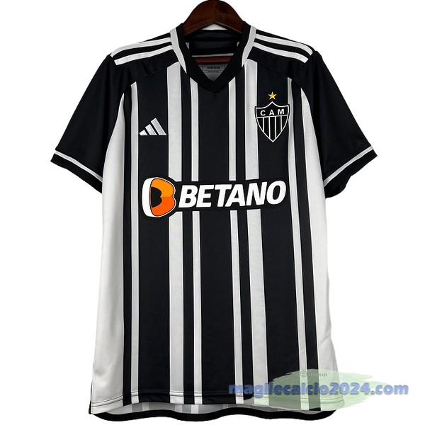 Thailandia Prima Maglia Atlético Mineiro 2023 2024 Nero Bianco Poco Prezzo
