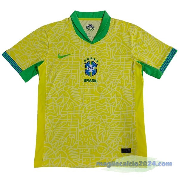 Thailandia Prima Maglia Brasile 2024 Giallo Poco Prezzo