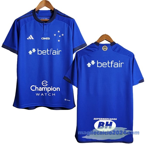 Thailandia Prima Maglia Cruzeiro EC 2023 2024 I Blu Poco Prezzo