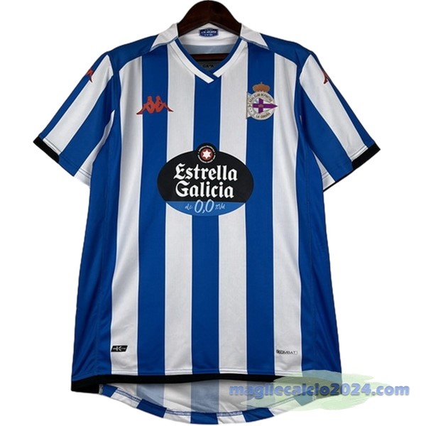 Thailandia Prima Maglia Deportivo de La Coruna 2023 2024 Blu Poco Prezzo