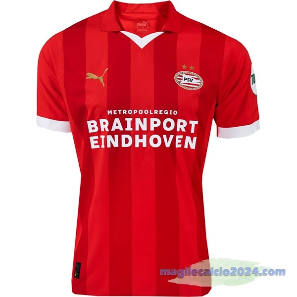 Thailandia Prima Maglia Eindhoven 2023 2024 Rosso Poco Prezzo
