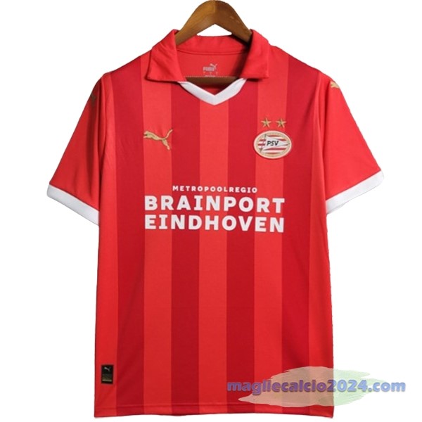 Thailandia Prima Maglia Eindhoven 2023 2024 Rosso Poco Prezzo