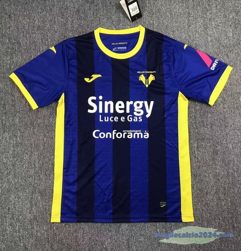 Thailandia Prima Maglia Hellas Verona 2023 2024 Blu Poco Prezzo