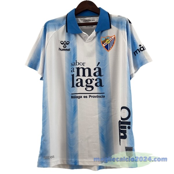 Thailandia Prima Maglia Málaga CF 2023 2024 Blu Bianco Poco Prezzo