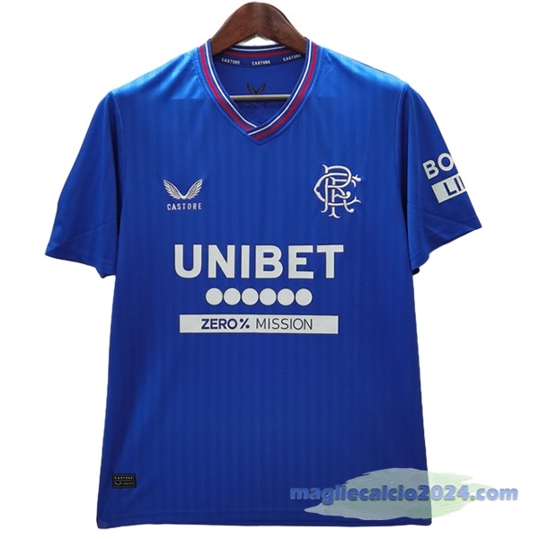 Thailandia Prima Maglia Rangers 2023 2024 Blu Poco Prezzo