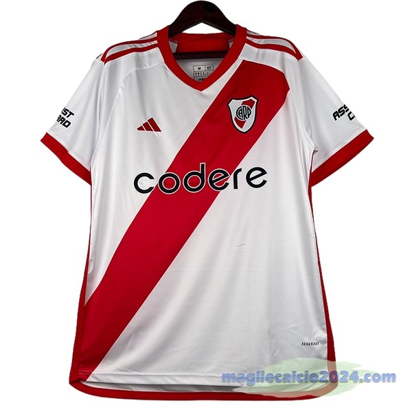 Thailandia Prima Maglia River Plate 2023 2024 Bianco Poco Prezzo
