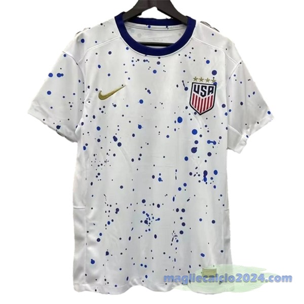 Thailandia Prima Maglia Stati Uniti 2023 Bianco Poco Prezzo