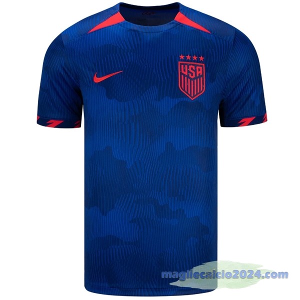 Thailandia Prima Maglia Stati Uniti 2023 Blu Poco Prezzo