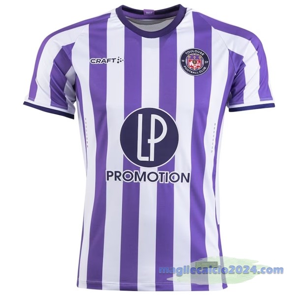 Thailandia Prima Maglia Toulouse 2023 2024 Purpureo Bianco Poco Prezzo